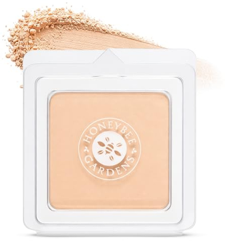 Honeybee Gardens Pressed Mineral Powder Foundation Refill – Adjustable Light Coverage Matte Pressed Powder Foundation, Made Without Talc Face Makeup - Supernatural