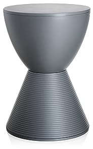 Kartell Prince Aha Sgabello, Grigio, 30 x 30 x 43 cm