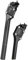 Mighty Sattelstütze Gefedert 31,6 mm - Aluminium, für Mountainbike, Schwarz