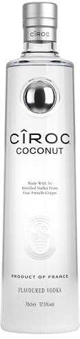 Cîroc Coconut Vodka aux arômes naturels de Noix de coco 70 cl