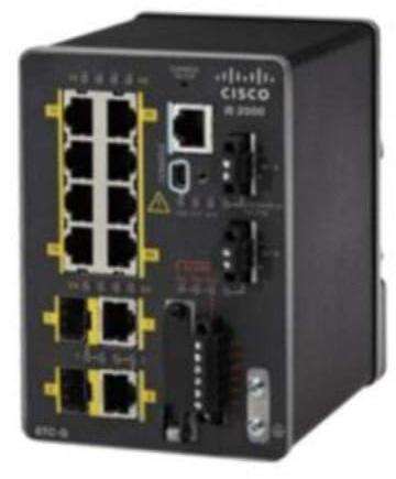 Cisco Systems Cisco IE-2000-8TC-G-B Gigabit ADSL Modem (PCIe, V.92 56K Netzwerk-Karte), Schwarz