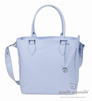 Bolso Panera Swarovsky Azul Pasito a Pasito