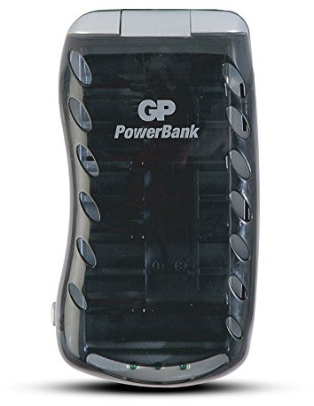 GP Batteries Chargeur de piles universel pour piles rechargeables AA, AAA, C, D et 9V NiMH