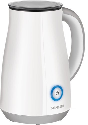 Mousseur à Lait et Réchauffeur, 450W, Blanc