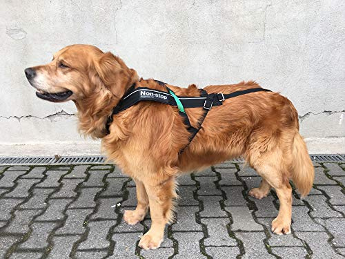 Non-Stop Zuggeschirr FREEMOTION Harness Brustgeschirr schwarz für Hunde Größe 6