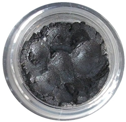 ES16 CHARCOAL DEEP (shimmer loose powder) JTshop Superior Mineral Eye Shadow/Liner - All Natural (1g in a jar)