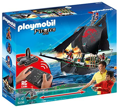 PLAYMOBIL Piratas - Barco Pirata con Control Remoto (5238)
