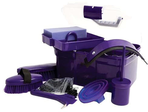 Roma Ultimate 10 Piece Grooming Kit, Purple