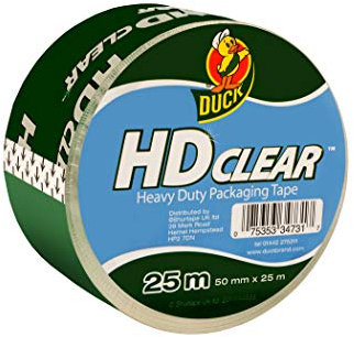 Duck, 222181, SHURE Duct Tape Imballaggio HD rimuovono 50mm x 25m