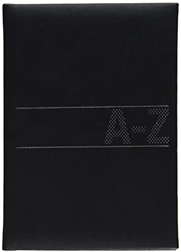 BRUNNEN Adressbuch „Virando“ | 100×140 mm, 128 Seiten, schwarz