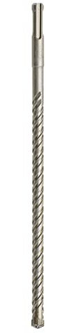 kwb Cross-Tip Hammerbohrer 264018 Professional mit SDS Plus Aufnahme (Ø = 18 mm, L = 450 mm, AL = 400 mm, 4-schneidig, einsetzbar in Hammerbohrern, auch für armierten Beton geeignet)