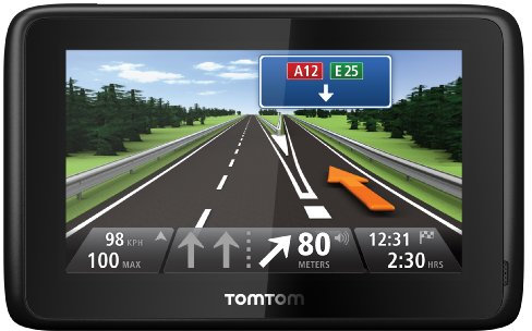 TomTom GO 1000 Traffic Navigationssystem (11 cm (4,3 Zoll) Fluid Touch Display, Bluetooth, Parkassistent, Europa 45)