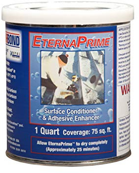 EternaBond EternaPrime Adhesive and Surface Conditioner Can - 1 Quart | EB-EPQTC | Aids in Adhesion on Dirty or Dusty Surfaces - for MicroSealant and Other Self Adhesive Seaming Tape