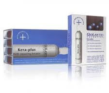 Phials by Salerm Kera-plus con queratina de reparación, 4 x 13 ml (1 Paquete)