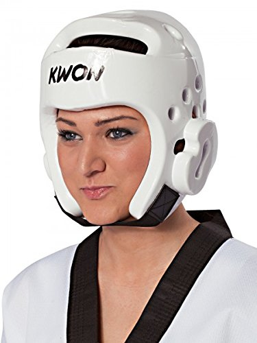 KWON Kopfschüzter PU Ce, weiß, Gr. S
