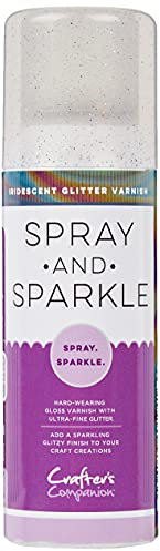 Crafter's Companion - Satinierte Glitzerspray Lack Spray and Sparkle, Irisierend