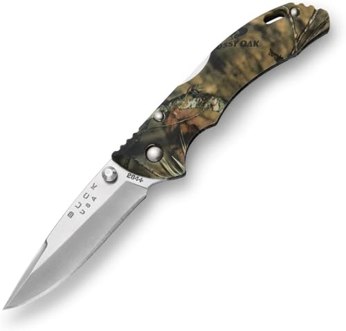 Buck Knives 0284CMS24 Bantam Folding Pocket Knife, Mossy Oak Break-up Country Camo