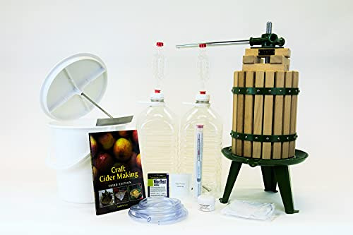 Vigo Presses Cider Press Starter Kit – 6 Litre Fruit Press and Everything Else You Need to Start Making Cider at Home