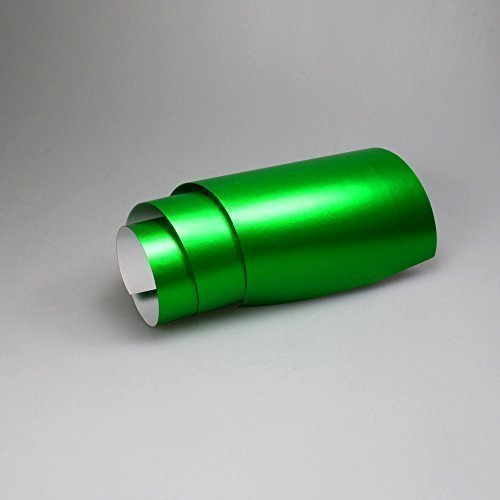 TipTopCarbon 16,45€/m² Chrom Autofolie Matt Ice Grün 1m x 1,52m Auto Folie BLASENFREI mit Luftkanälen 3D Flex