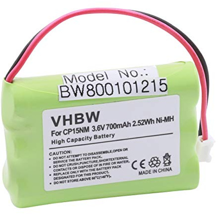vhbw Akku kompatibel mit Motorola Babyphone MBP36, 188610 schnurlos Festnetz Telefon (700 mAh, 3,6 V, NiMH)