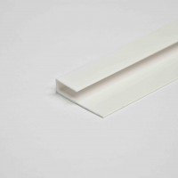 5mm WALL AND CEILNG PANELS END CAP IN WHITE. USED WITH WATERPROOF BATHROOM WALL PANELS FOR SHOWER ROOMS AND BATHROOMS