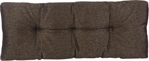 Klear Vu The Gripper Non-Slip Tufted Bench Cushion for Indoor Furniture, Assembled in USA, Entryway Storage, Bay Window, Corner Nook or Piano Seat, 35 Inches, Solid Chestnut