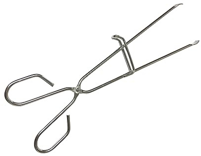 Sauvic Edelstahl-Küchenzange mit Führung, 33 cm