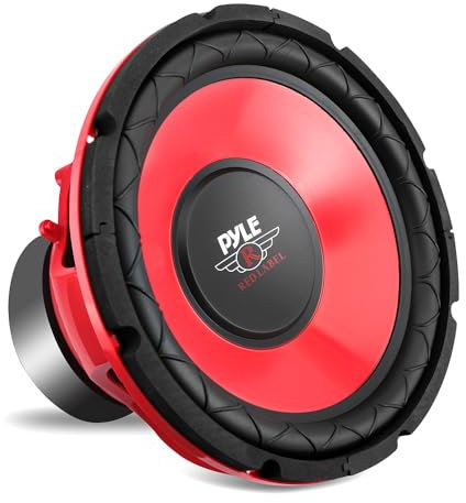 Pyle PLW10RD subwoofer per macchina Altoparlante per subwoofer 600 W