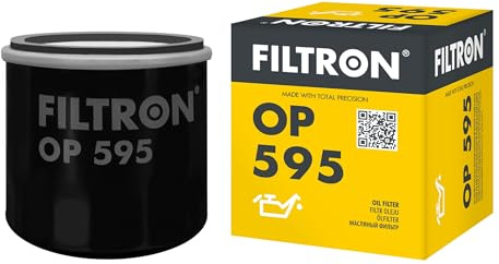 FILTRON OP 595 Ölfilter - für PKW + TRANSPORTER | Für PKW, Zuverlässiger Motorschutz, Optimaler Ölfluss, Robuste Bauweise, Entwickelt für Optimalen Schutz