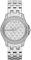 Armani Exchange Uhr für Damen , Dreizeigeruhrwerk, 36mm Silbernes Edelstahlgehäuse mit Edelstahlarmband, AX5215