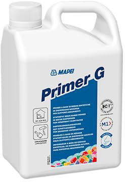 Mapei Primer G Dispersionsgrundierung, für saugfähige & nicht saugfähige Untergründe im Innenbereich (1 Kunststoffflasche 1 Liter)