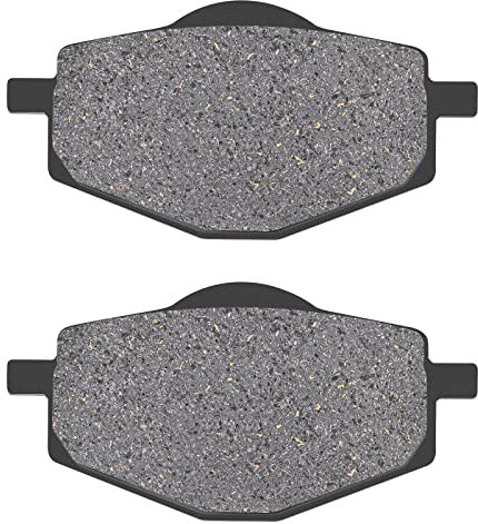 AHL 1 paio di pastiglie freno posteriori per moto Compatibili con YAMAHA XT 600 E 1992-2003/XT 600 1987/XT 600 Z“Tenere”1988-1990/XTZ 660 E“Tenere”1991-1998/TZR 50‘Thunderkid’(5DU1/3) 1997-2000