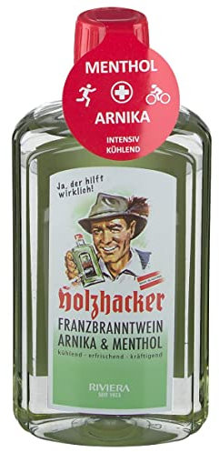 Holzhacker | Franzbranntwein Arnika und Menthol 500 ml | RIVIERA | Österreichisches Qualitätsprodukt