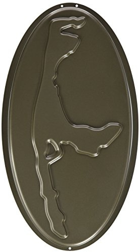 Staedter Motivbackform Sylt en métal Argenté 31,5 x 16,5 x 30 cm