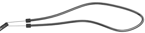 SEAC Rundes Gummiband für Harpune, Stangenspeer zum Unterwasserfischen. Ø 9mm für Länge 900 mm, schwarz.