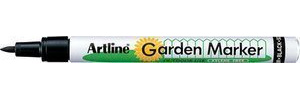 Artline Garden Marker EK-780 Waterproof Black Ink 0.8mm Writes on All Surfaces