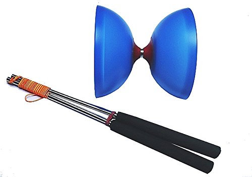 Henrys Vision Diabolo BLAU mit ULK2 rot + Henrys Alusticks 325