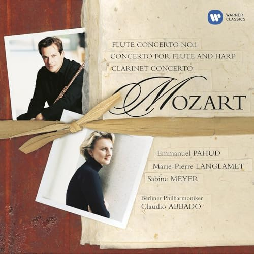 Mozart: Flötenkonzert Nr. 1, Konzert für Flöte und Harfe, Klarinettenkonzert