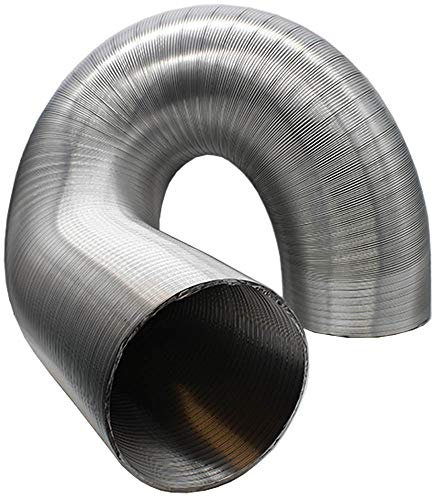 Kair Semi-Rigid Aluminium Hose 152mm Dia - 3 Metre Length Hose for Fans, Cooker Hoods and Ventilation