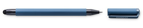 Wacom CS1-91B Stylus Bamboo Duo 4 Penna con Doppia Punta Digitale e Biro Ergonomica, per Tutti i Dispositivi Tattili, Blu