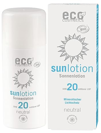 eco cosmetics - Lozione solare SPF 20 neutra, 100 g