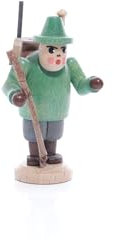 Rudolphs Schatzkiste Miniatur Förster stehend bunt Höhe= 6cm NEU Seiffen Erzgebirge Dekoration Holzfiguren Weihnachten Fensterschmuck Spielzeug Deko Weihnachtsfigur