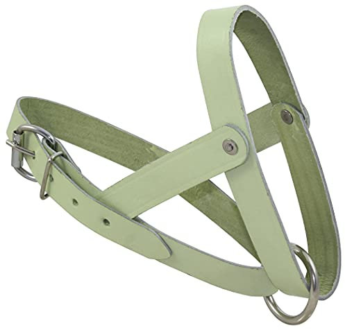 Ukal Schafhalfter aus Leder, Kopfhalfter, Bockhalfter, Lederhalfter, Verstellbarer Halfter für Schafe und Böcke