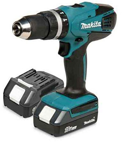 Makita Cordless 18V Li-Ion Combi Drill 2 Batteries HP457DWEX2