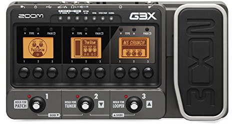 Zoom G3X - Guitar Effects and Amplifier Simulator with Expression Pedal
