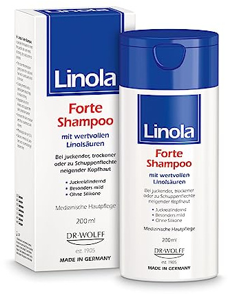 Linola Forte Shampoo 200 ml - für juckende, trockene oder zu Schuppenflechte neigende Kopfhaut
