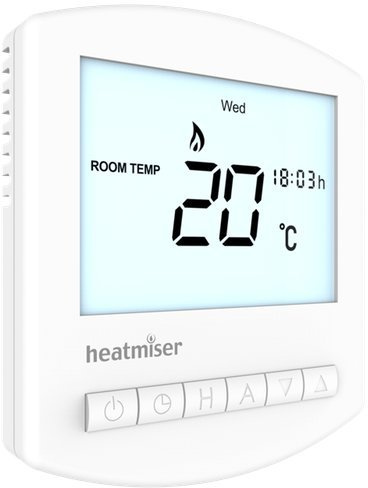 Heatmiser Slimline Thermostat - Digital Programmable Thermostat