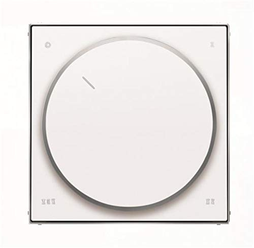 Niessen sky - Tapa+boton conmutador rotativo blanco
