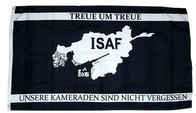 Fahne/Flagge ISAF Afghanistan Treue NEU 90 x 150 cm