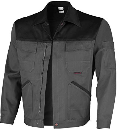 Qualitex Image Bund-Jacke Arbeits-Jacke MG 300 - grau/schwarz - Größe: 64